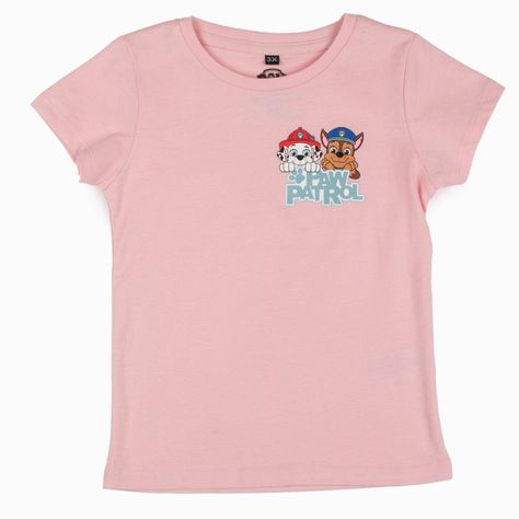 Pack Poleras Niña Rosado Paw Patrol-6