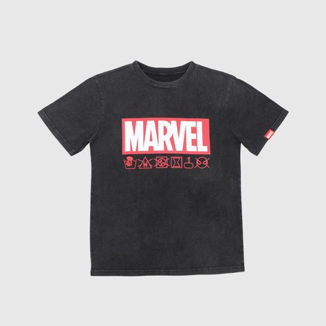 Polera Niño Holo Gris Oscuro Marvel-2