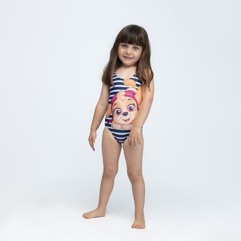 Traje de Baño Niña Skye Tierna Azul Paw Patrol-0