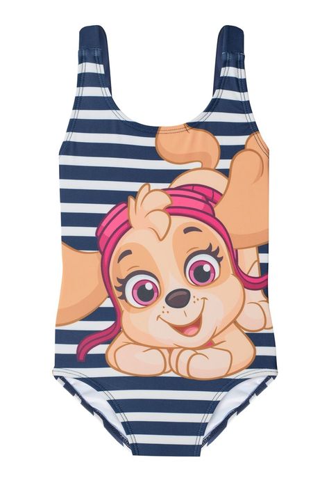 Traje de Baño Niña Skye Tierna Azul Paw Patrol-3
