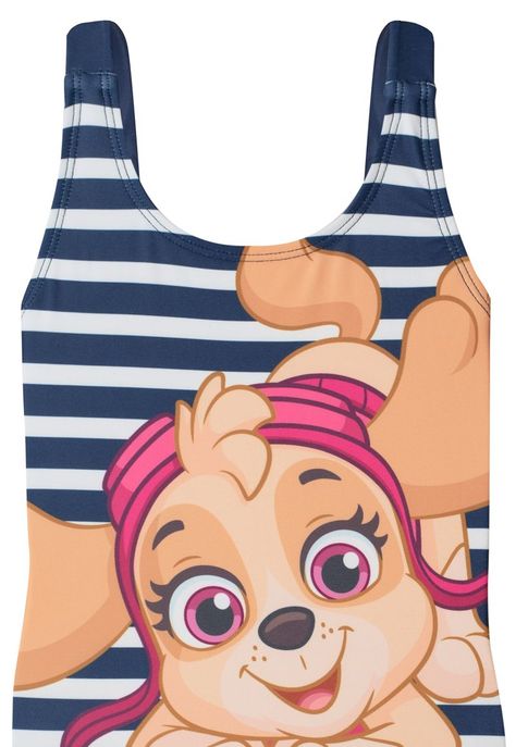 Traje de Baño Niña Skye Tierna Azul Paw Patrol-5