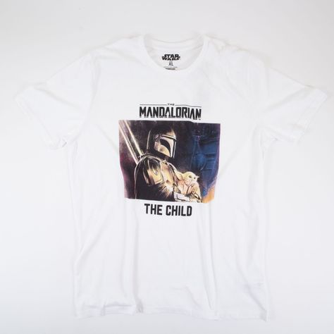 Polera Hombre Mandalorian Caring Blanco Star Wars-0