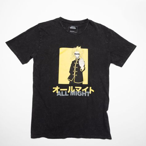 Polera Hombre  My Hero Academia  Town Gris-0