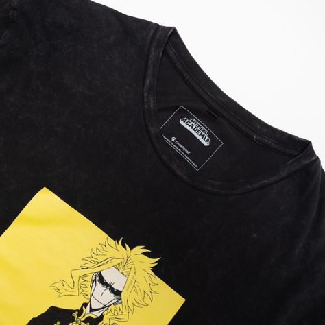 Polera Hombre  My Hero Academia  Town Gris-1