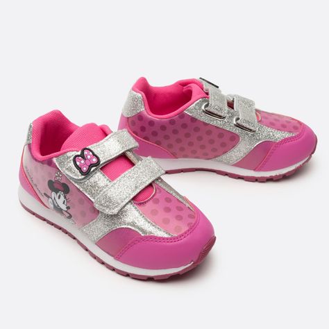Zapatilla Urbana Niña Riendo Minnie Rosado Disney-3