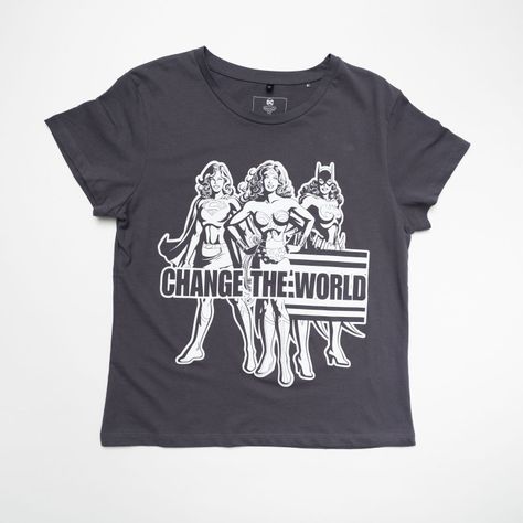 Polera Mujer  Dc Comics Wonder Woman I Gris-0