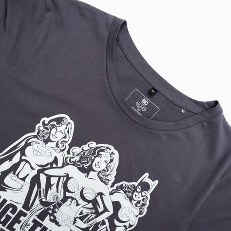 Polera Mujer  Dc Comics Wonder Woman I Gris-1