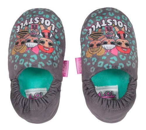 Pantufla Niña Style Gris LOL-2