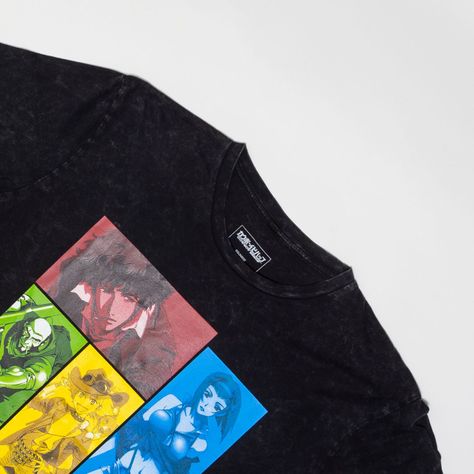 Polera Hombre  Cowboy Bebop  Equipo Gris-1