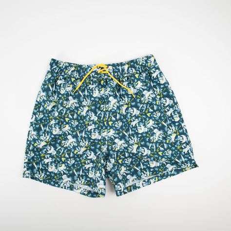 Traje de Baño Hombre Print Azul Looney Tunes-0