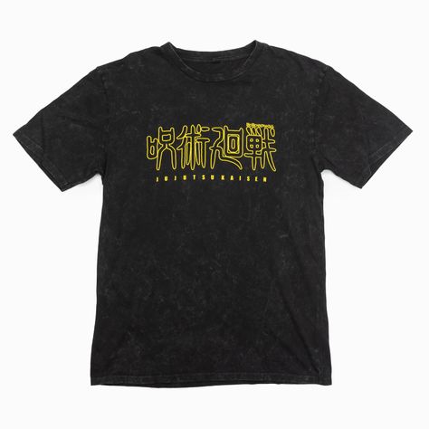 Polera Niño Jujutsu kaisen Logo Negro Jujutsu Kaisen-4
