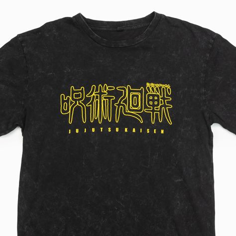 Polera Niño Jujutsu kaisen Logo Negro Jujutsu Kaisen-3