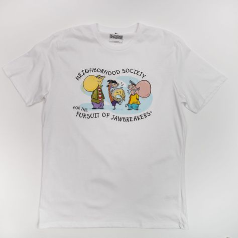 Polera Hombre Cartoon Network Ed, Edd & Eddy Blanco-0