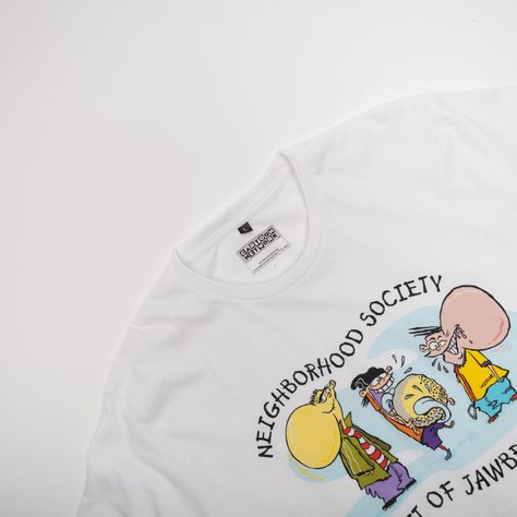Polera Hombre Cartoon Network Ed, Edd & Eddy Blanco-1