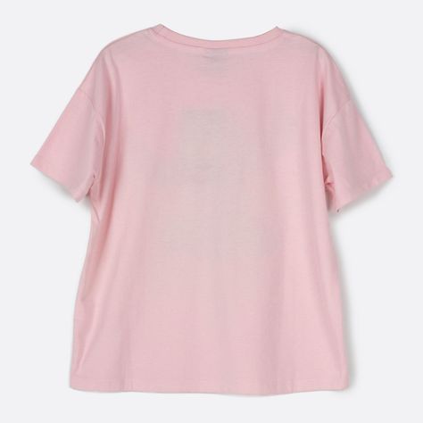 Polera Manga Corta Niña Lilo & Stitch Rosado Disney-2
