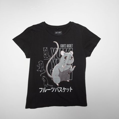 Polera Mujer  Fruits Basket  Animal Gris-0