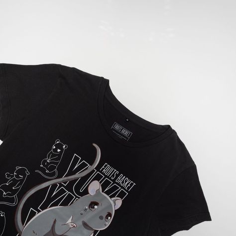 Polera Mujer  Fruits Basket  Animal Gris-1