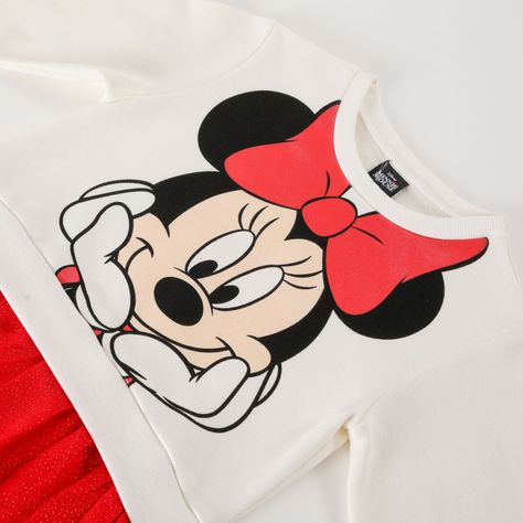 Conjunto Niña Minnie Shine Blanco Disney-1