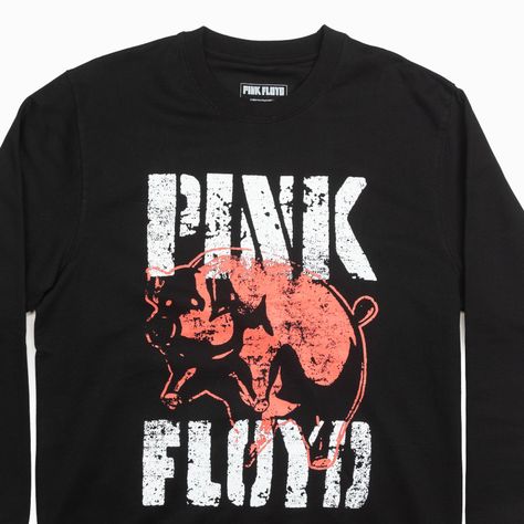 Poleron Hombre Pink Floyd Heart Negro Pink Floyd-1