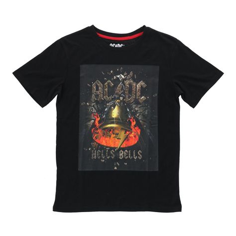 Polera Niño Negra Hells Bells AC/DC-0
