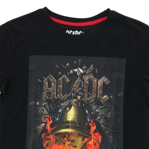 Polera Niño Negra Hells Bells AC/DC-2