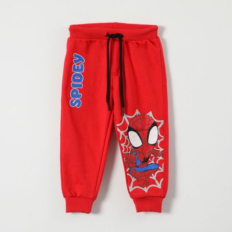 Pantalon de Buzo Niño Spidey Saltando Rojo Marvel-0