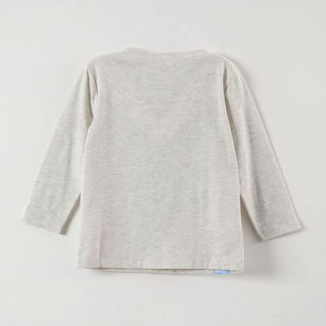 Polera Manga Larga Niño Fun Gris Bluey-2