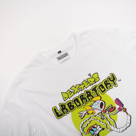 Polera Hombre  Cartoon Network Dexter Blanco-1