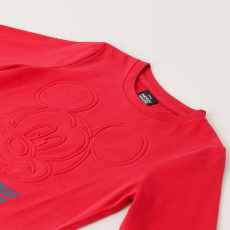 Polera Manga Larga Niño Mickey Mania Rojo Disney-1