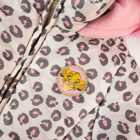 Parka Niña Rey León Skin Rosado Disney-3
