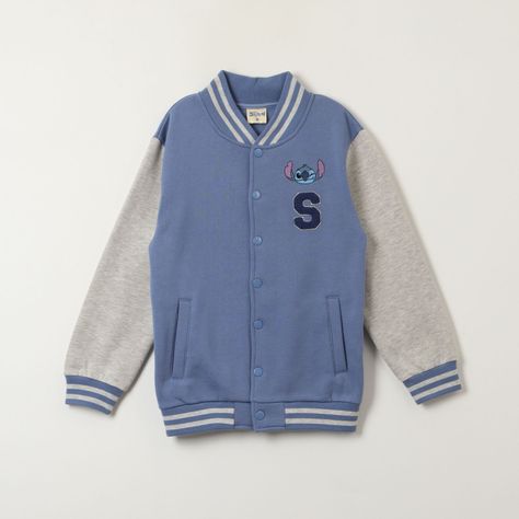 Poleron Cerrado Niña Lilo & Stitch Fashion Azul Disney-0