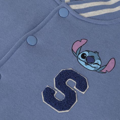 Poleron Cerrado Niña Lilo & Stitch Fashion Azul Disney-1