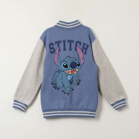 Poleron Cerrado Niña Lilo & Stitch Fashion Azul Disney-2