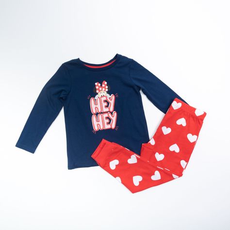 Pijama Niña Minnie Hey Hey Azul Disney-2