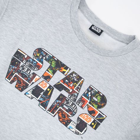Poleron Hombre Inside Letters Gris Star Wars-1