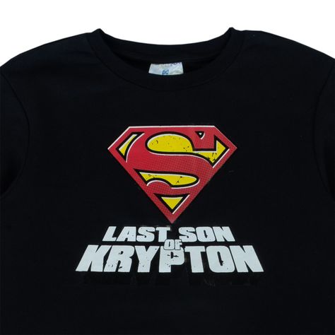 Poleron Niño Superman Last Son Negro DC Comics-4