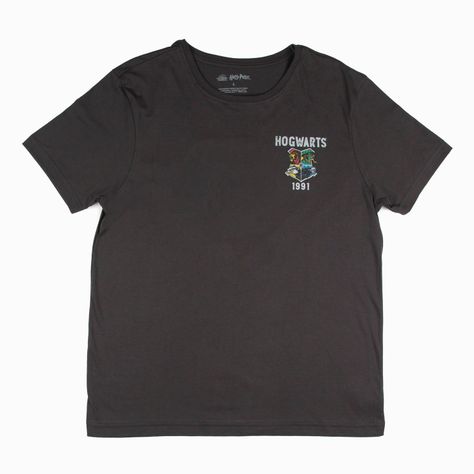 Polera Hombre Howarts 1991 Negro Harry Potter-0