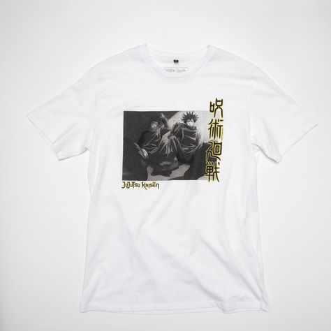 Polera Hombre YOU Jujutsu Kaisen  Logo Blanco-0