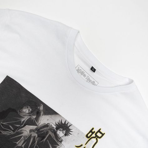 Polera Hombre YOU Jujutsu Kaisen  Logo Blanco-1