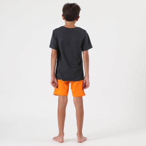 Pijama Corto Niño Uzumaki Gris Naruto-2