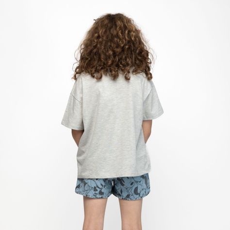 Polera Niña Pose Minnie Gris Disney-1