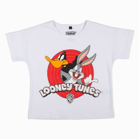 Pack Poleras Niña Silvestre Blanco Looney Tunes-3