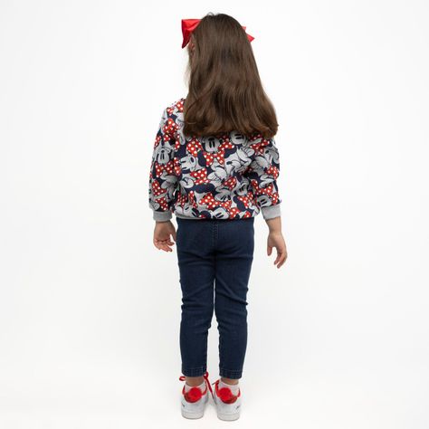 Calza Niña Logo Minnie Denim Disney-1