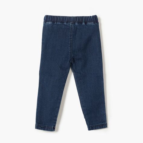 Calza Niña Logo Minnie Denim Disney-3