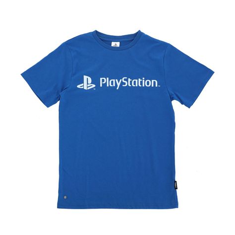 Polera Niño Azul Logo PlayStation-0