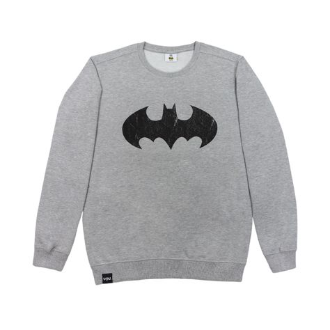 Poleron Hombre Batman Liga Justicia Gris Oscuro DC Comics-0