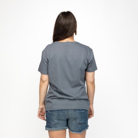 Polera Manga Corta Mujer Tom Gris Tom y Jerry-1