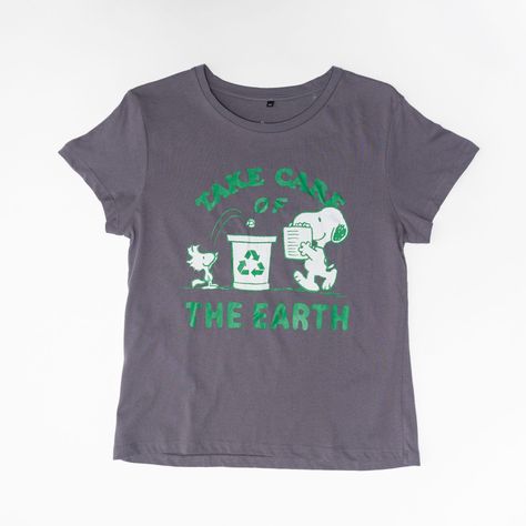 Polera Mujer  Peanuts Classic Gris Snoopy-0