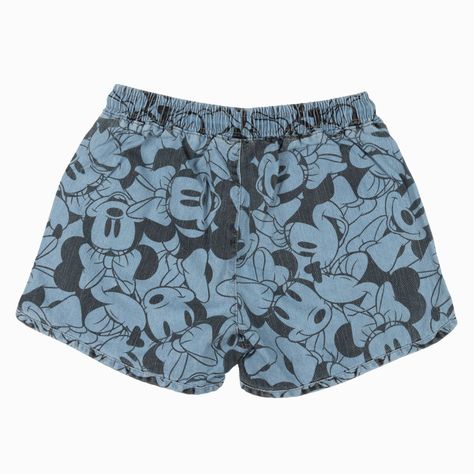 Short Niña Full Print Minnie Azul Disney-3