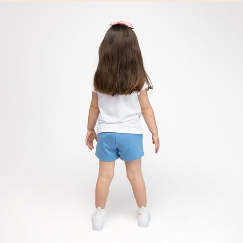 Short Niña Mini Print Azul Paw Patrol-3
